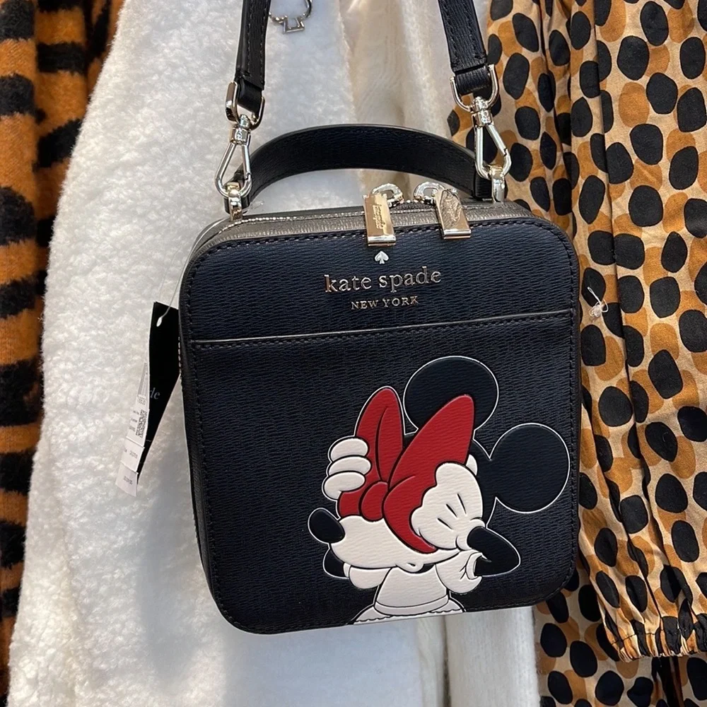 Kate Spade Disney X Kate Spade New York Minnie Mouse Daisy Vanity Crossbody Bag